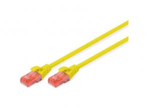DIGITUS CAT6 U/UTP LSZH 0,5m sárga patch kábel