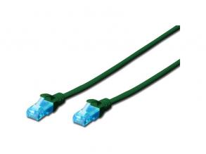 DIGITUS CAT5e U/UTP PVC 1m zöld patch kábel