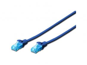 DIGITUS CAT5e U/UTP PVC 5m kék patch kábel