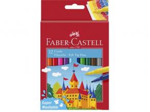 Faber-Castell kastélyos 554201 12db-os vegyes filctoll készlet