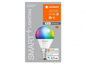 LED lámpa , égő , kis gömb , E14 , 4.9W , RGBW , CCT , dimmelhető , LEDVANCE Smart+ WIFI