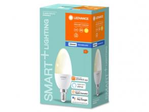 Ledvance Smart+ Bluetooth vezérlésű 5W 2700K E14, dimmelhető gyertya alakú LED fényforrás