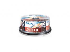 Philips DVD-R 4,7 Gb Írható DVD 25db/henger