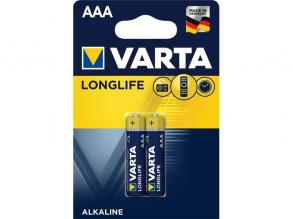 Varta 4103101412 Longlife AAA (LR03) alkáli mikro ceruza elem 2db/bliszter