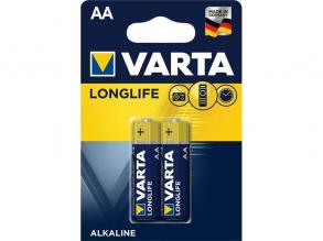 Varta 4106101412 Longlife AA (LR6) alkáli ceruza elem 2db/bliszter
