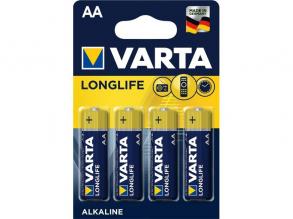 Varta 4106101414 Longlife AA alkáli ceruza elem 4db/bliszter