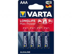 Varta 4703101404 Max Tech AAA alkáli mikro ceruza elem 4db/bliszter