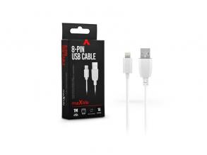 Maxlife TF-0113 1m USB-Lightning fehér adat- és töltőkábel