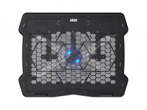 IRIS L-13 fekete notebook hűtőpad
