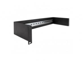 Delock 66884 19" 2U fekete DIN sin panel