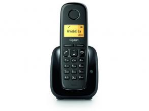 Gigaset A180 DECT hívóazonosítós fekete telefon