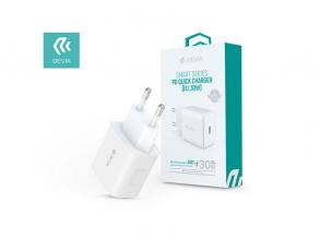 Devia ST354861 Type-C bemenettel - 30W - Devia Smart PD3.0 Quick Charger hálózati töltő adapter