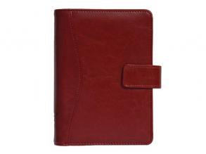 Kalendart Saturnus M231 műbőr bordó gyűrűs kalendárium