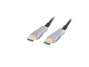 Lanberg 30m aktív optikai HDMI apa-apa fekete AOC kábel