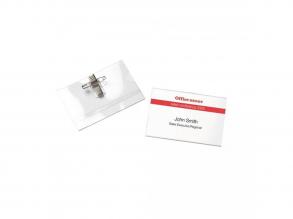 Office Depot 90x60mm fekvő kombinált 25db névkitűző