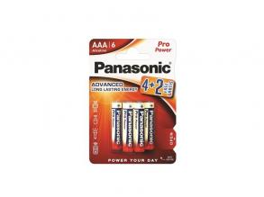 Panasonic LR03PPG/6BP 4+2F 1,5V AAA/mikro tartós alkáli elem 6 db/csomag