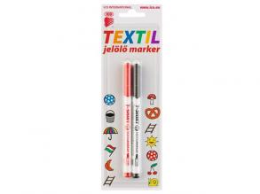 ICO: Fekete-piros textilfilc 1,5mm