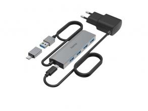 Hama 200138 4xUSB/Type-C USB HUB + Type-C OTG adapter