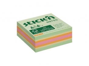 Stick`N 51x51 mm 240 lap az erdő színei pasztell mix öntapadó kockatömb