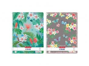 Herlitz Ladylike A4 80lapos perforált vonalas spirálfüzet