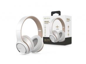 Devia ST379529 fehér bluetooth fejhallgató