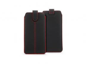 Haffner PT-6670 Ultraslim univerzális (158x89mm) fekete műbőr tok