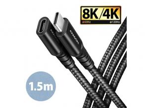 Axagon BUCM32-CF15AB 1,5m USB C fekete hosszabbító kábel