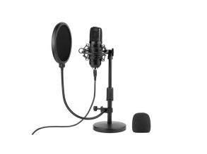 Tracer TRAMIC46788 Premium Pro USB fekete kondenzációs mikrofon POP szűrővel