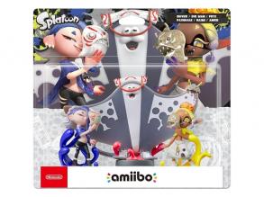Amiibo Splatoon 3 Shiver, Frye és Big Man játékfigura