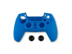 Spartan Gear 2808148 PS5 kontroller szilikon skin kék + thumb grips