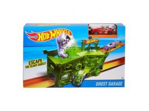 Hot Wheels: Szellem garázs pályaszett - Mattel