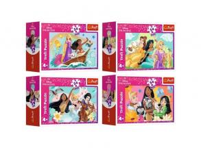 Disney Hercegnők 54db-os mini puzzle többféle változatban 1db - Trefl
