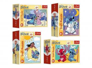 Stitch 54 db-os mini puzzle több változatban 1 db - Trefl