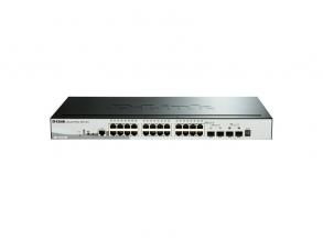 D-Link DGS-1510-28P 24port GbE LAN 2x Gigabit SFP 2x 10G SFP+ PoE Smart switch