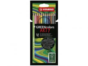 Stabilo: GREENcolors ARTY színesceruza 12db-os szett