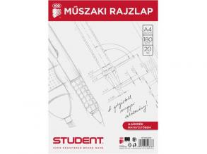 Ico: Student műszaki rajzlap ajándék iratgyűjtőben A/4