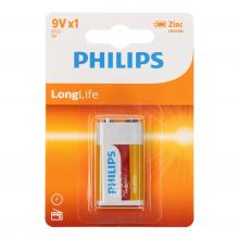 9V / 6F22 hosszú élettartamú elem, Philips
