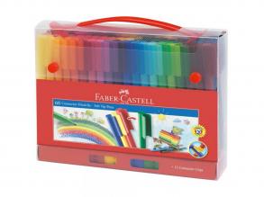 Faber-Castell: Connector Filctoll Készlet  60 db-os szett praktikus tárolóban