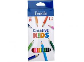 ICO: Creative Kids hatszögletű színes ceruza 12db-os szett