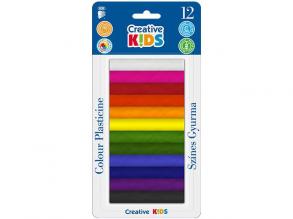 ICO: Creative kids színes gyurma 12db-os 165g-os szett