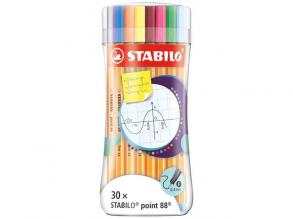 Stabilo: Point 88 Sleeve színes 30db-os tűfilc szett