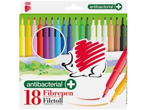 ICO: Rainbow Antibakteriális rostirón 18db-os szett