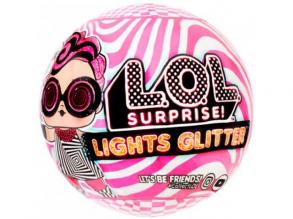 L.O.L. Surprise: Lights Glitter meglepetés gömb minifigurával 1db