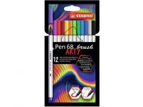Stabilo: Pen 68 Brush ARTY ecsetfilc készlet 12db-os