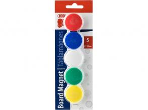ICO 30mm 5db színes táblamágnes