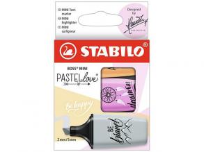 Stabilo: Boss Mini Pastellove szövegkiemelő szett 3db-os