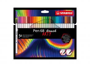STABILO Pen 68 Brush - Filctoll - ARTY - 30 darabos készlet