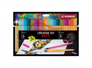 STABILO Creative Set ARTY filctollak 68/88, 36db.
