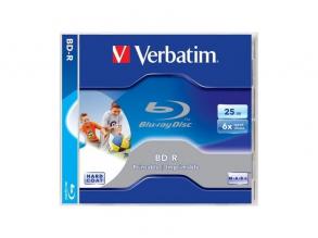 VERBATIM BRV-6N BD-R nyomtatható normál tokos Blu-Ray lemez