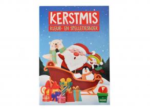 Karácsonyi festő- és játékfüzet A4